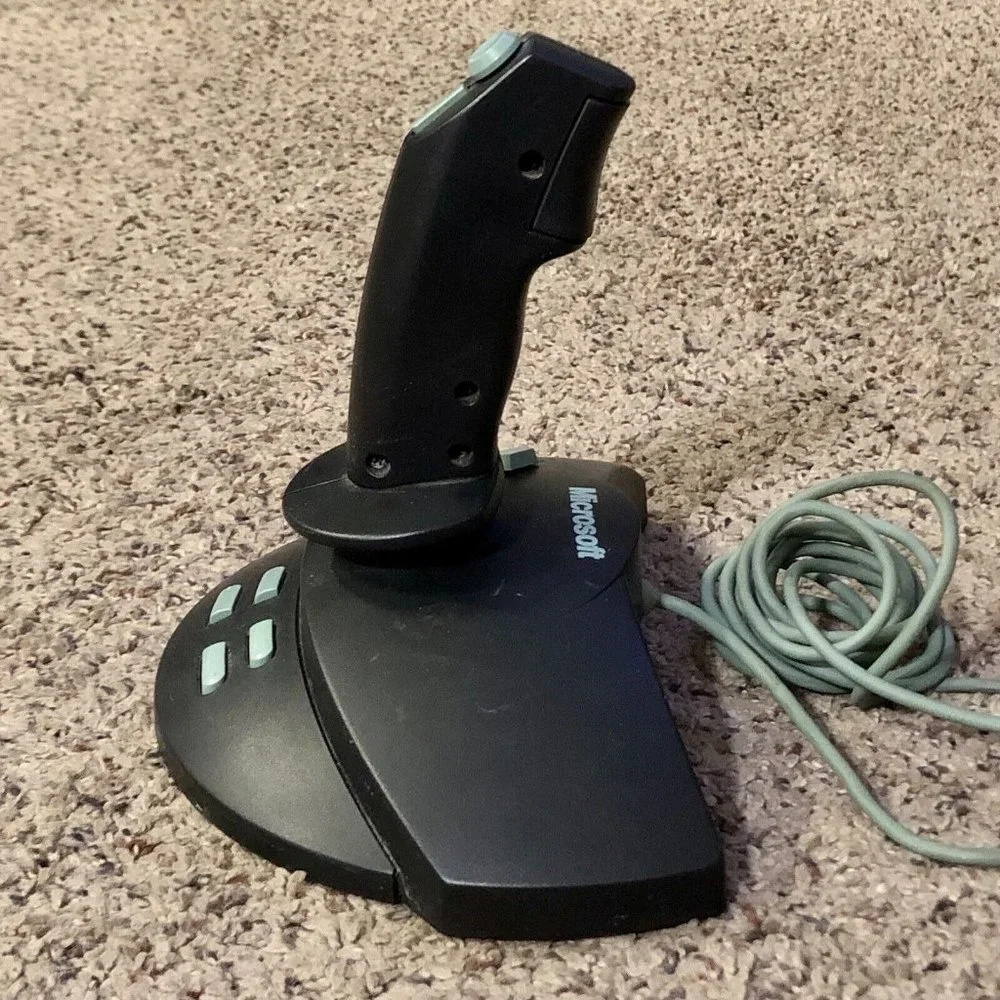 Microsoft SideWinder 3D Pro Joystick Controller PC Used Not Tested